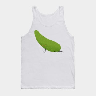 Upward facing zucchini Tank Top